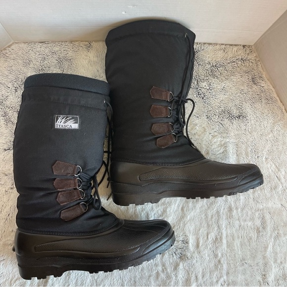 Itasca Men\'s Black Insulated Winter Boot Size 13 main image 7